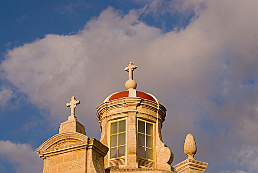 穹顶,教堂,拉巴特,马耳他,欧洲