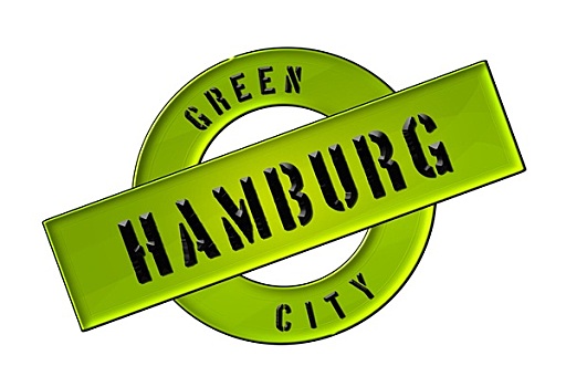 绿色,城市,汉堡市