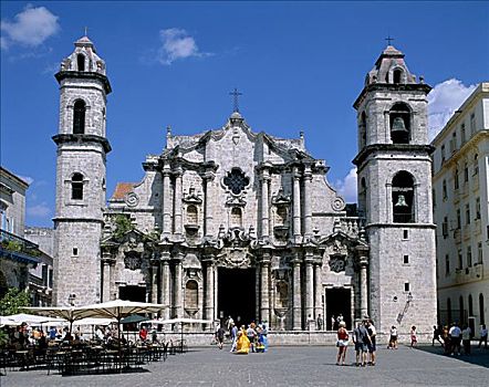 圣克里斯托瓦尔,大教堂,哈瓦那,古巴