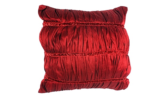 红色,豪华,枕头