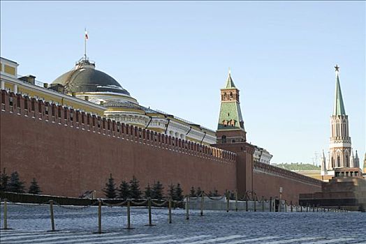 克里姆林宫,墙,红场,莫斯科,俄罗斯