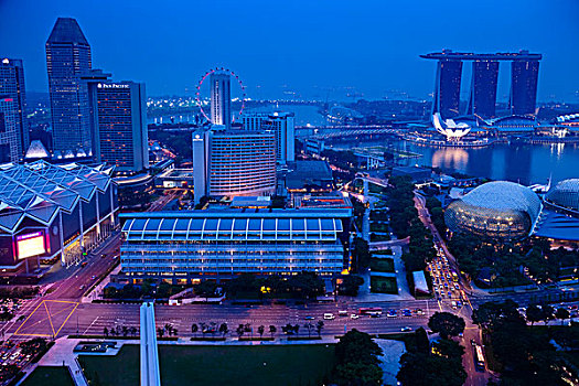 码头,湾,沙,中心,新加坡