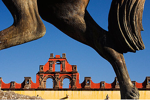 雕塑,建筑,圣米格尔,瓜纳华托,墨西哥