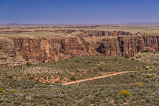 美国,亚利桑那,纳瓦霍部落,小,科罗拉多河,峡谷
