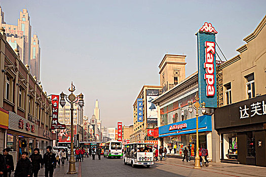 街景,住宅区,区域,天津,中国