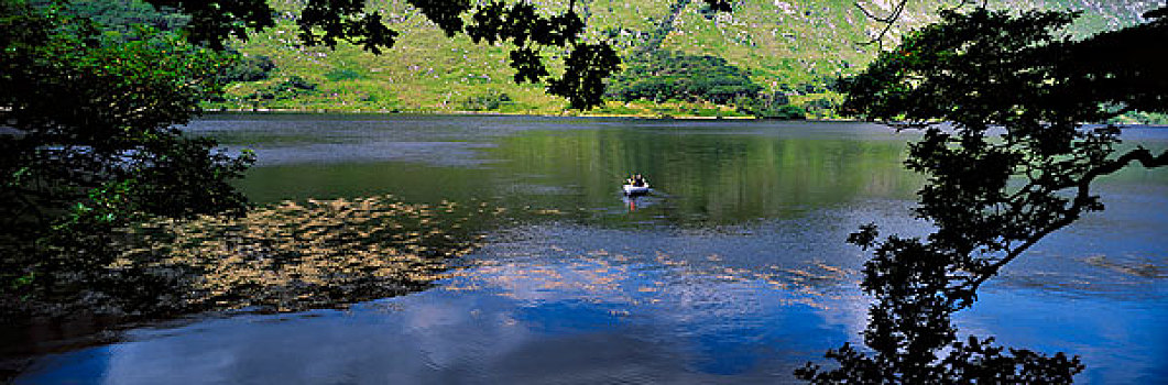 湖,多纳格,爱尔兰,钓鱼
