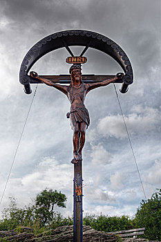 耶稣十字架,山,克雷姆斯,多瑙河,瓦绍,下奥地利州,奥地利,欧洲