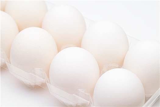 白色,卵,塑料容器