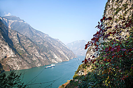 长江三峡巫峡峡谷