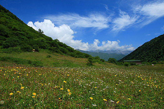 四川,黄龙风景区