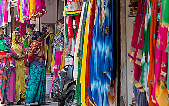 露天市场,乌代浦尔,拉贾斯坦邦,印度