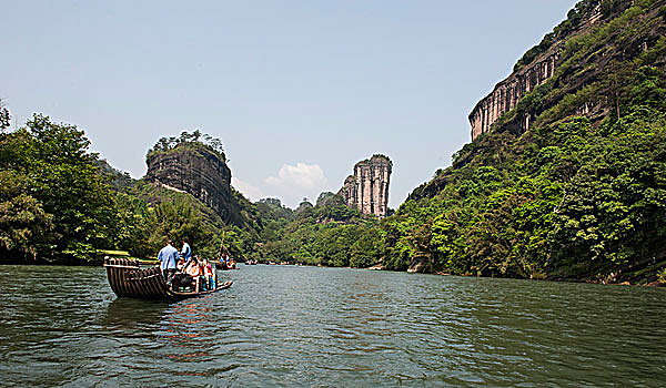 福建武夷山九曲溪漂流