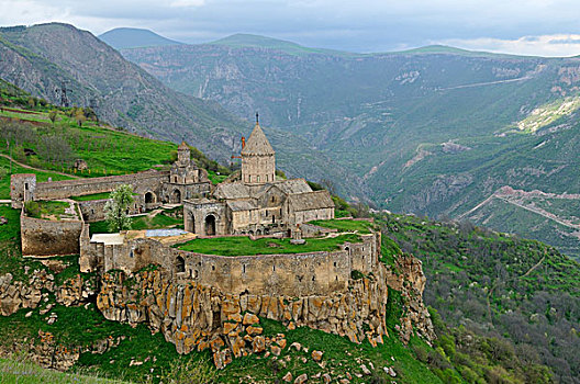 寺院,靠近,亚美尼亚,亚洲