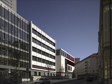 大学,校园,餐厅,莱比锡,德国,20世纪60年代,建筑