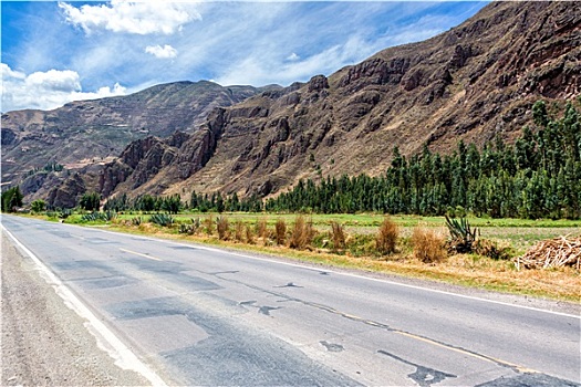 道路,圣谷,秘鲁