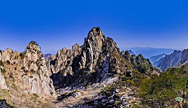 安徽省黄山市黄山风景区东海大峡谷自然景观