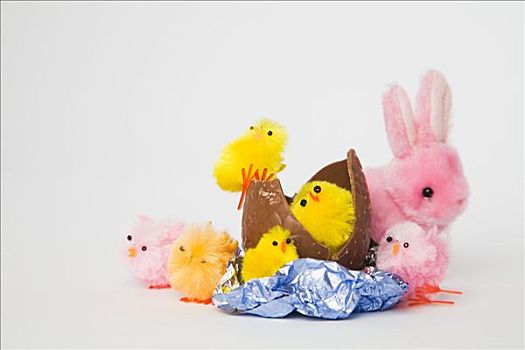 复活节彩蛋,玩具,幼禽,复活节