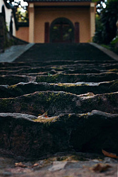 岳麓山麓山寺院院门