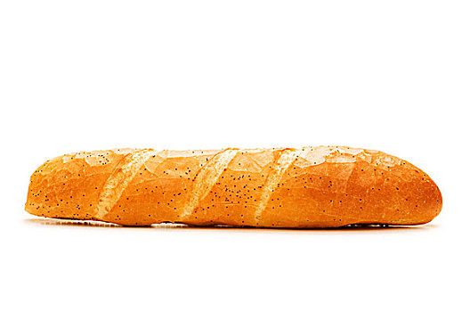 新鲜,面包,隔绝,白色背景