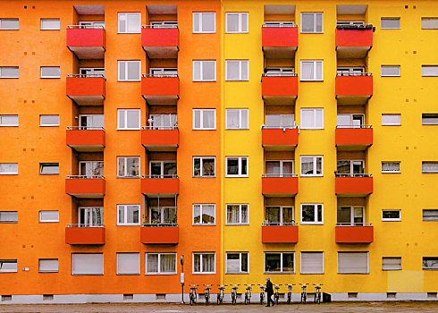彩色建筑