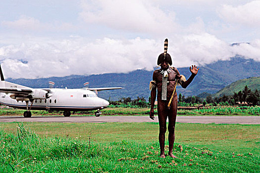 印度尼西亚,伊里安查亚省,战士,现代,飞机,背景
