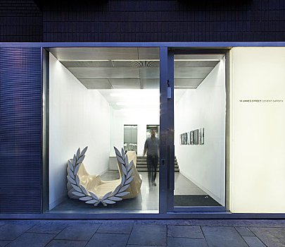 总部,伦敦,英国,2009年,外景,张望,办公室,展示,雕刻,标识