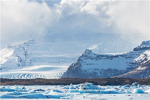 瓦特纳冰川,冰河,冰岛