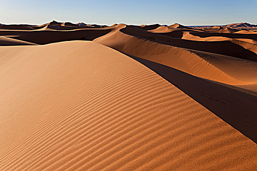 沙丘,却比沙丘,撒哈拉沙漠,摩洛哥