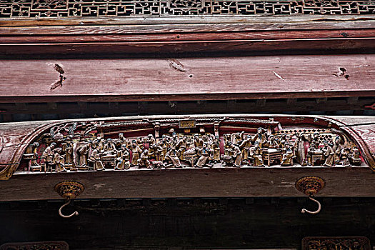 安徽黟县宏村承志堂的木雕艺术
