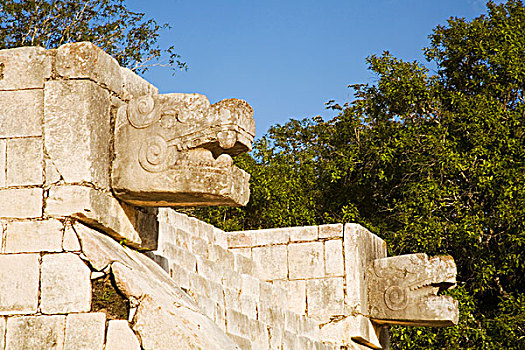 墨西哥,尤卡坦半岛,奇琴伊察,大,前哥伦布时期,遗迹,建造,玛雅,文明,北方,中心