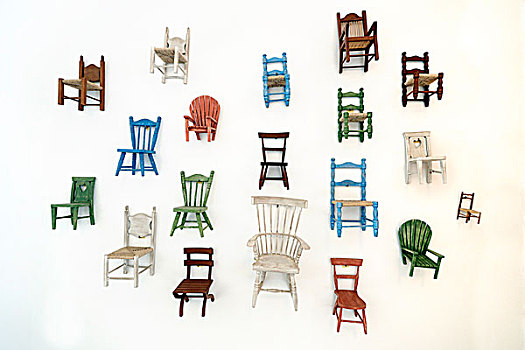 椅子,小型,壁饰