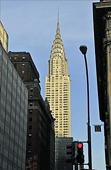克莱斯勒大厦,市中心,曼哈顿,纽约,美国