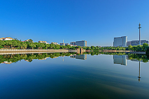 石家庄市水上公园风光