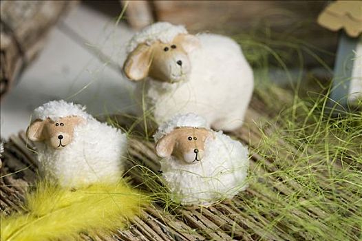 复活节装饰,绵羊