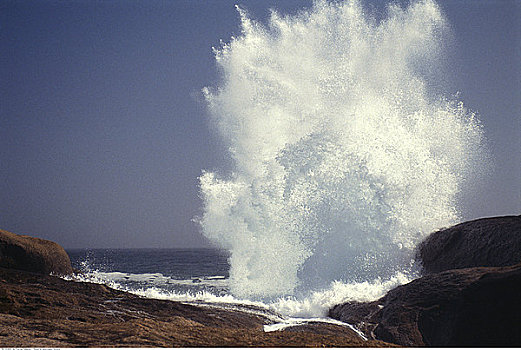 碰撞,波浪,大西洋,纳马夸兰,南非