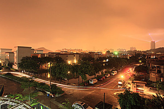 江门,城市,夜景