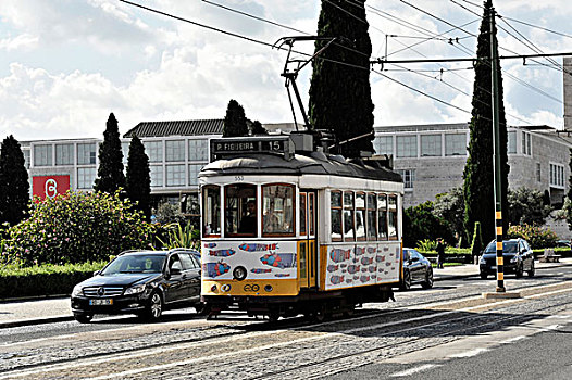 有轨电车,里斯本,葡萄牙,欧洲