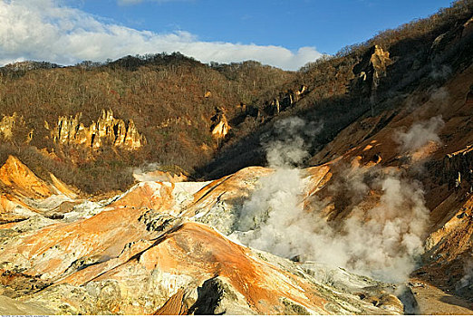 地狱谷,北海道,日本