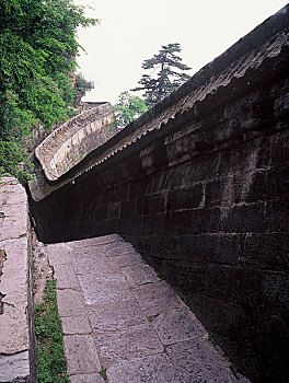 湖北十堰武当山太和宫紫禁城城墙