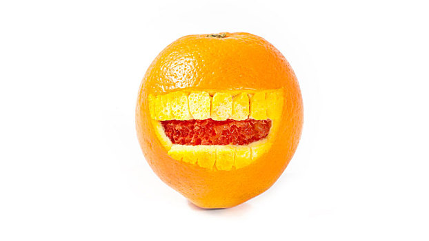 创意血橙橙子脐橙搞笑雕刻