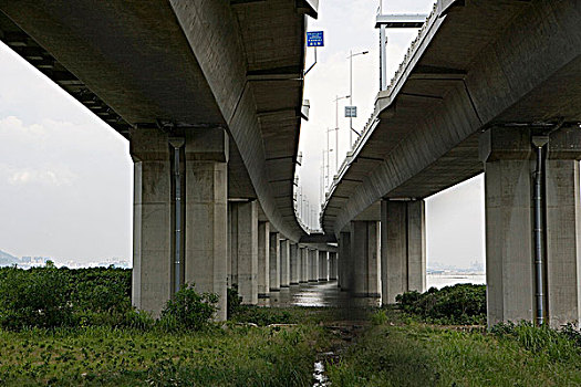 下面,香港,西部,走廊