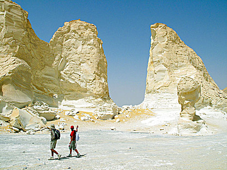 埃及,场所,游客,沙漠