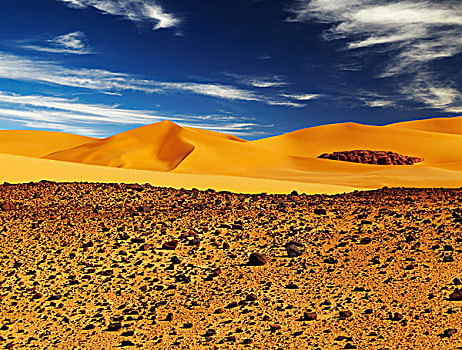 沙丘,撒哈拉沙漠,阿尔及利亚