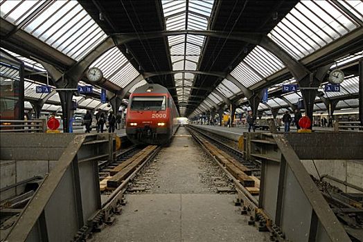 苏黎世,中央车站,2000年,瑞士,欧洲