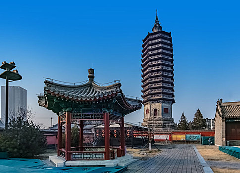 北京市通州区佑胜教寺园林建筑