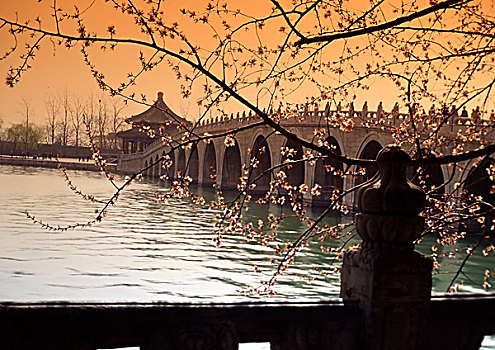 1983年2月北京海淀区颐和园佛香阁原片120反转片