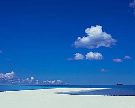 热带海岛,海滩风景,马尔代夫,印度洋