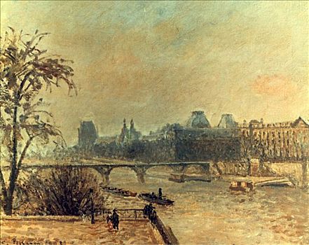 塞纳河,巴黎,艺术家