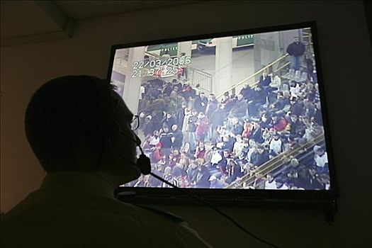 德国,多特蒙德,2006年,警察,控制室,足球比赛