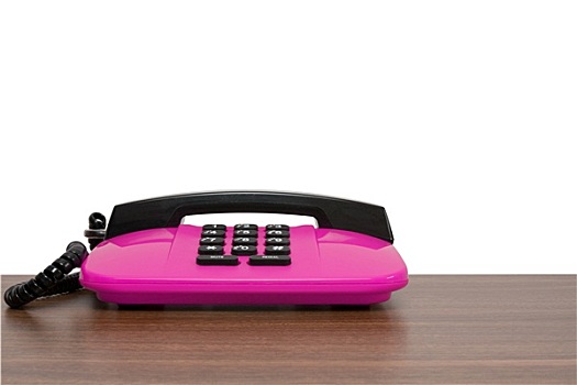 粉色,电话,留白